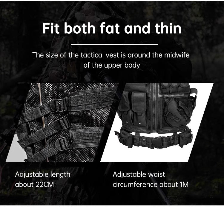 6000D Nylon Tactical Camouflage Hunting Gear Vest