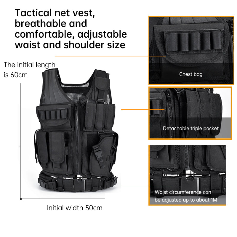 6000D Nylon Tactical Camouflage Hunting Gear Vest