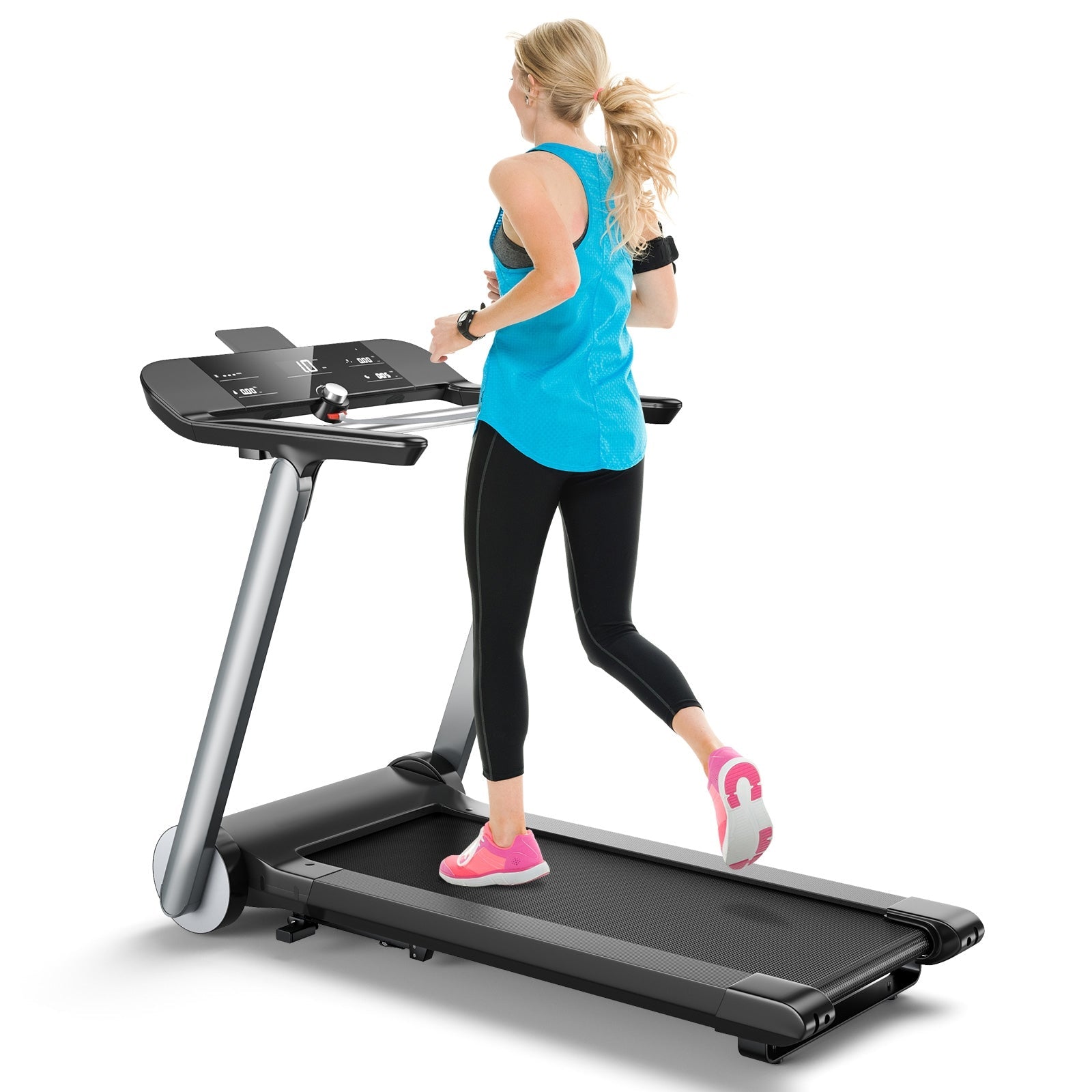 Italian Designed Folding Treadmill With Heart Rate Monitor