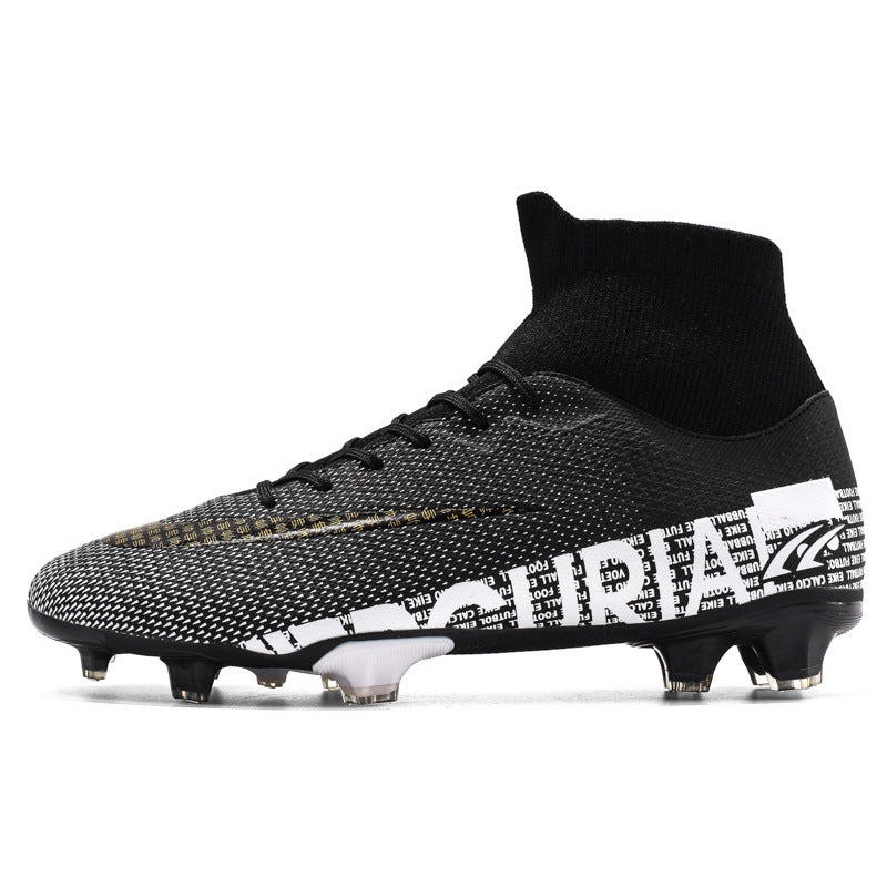 Unisex High-Top Football Training Stud Shoes