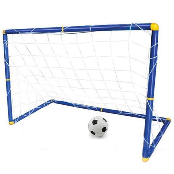 Foldable Mini Soccer Goal Post Net Training Set