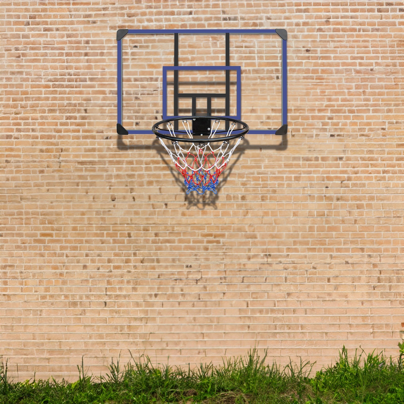 Wall Mounted Foldable Basketball Hoop With Backboard