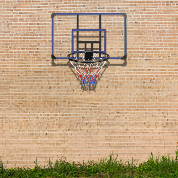 Wall Mounted Foldable Basketball Hoop With Backboard