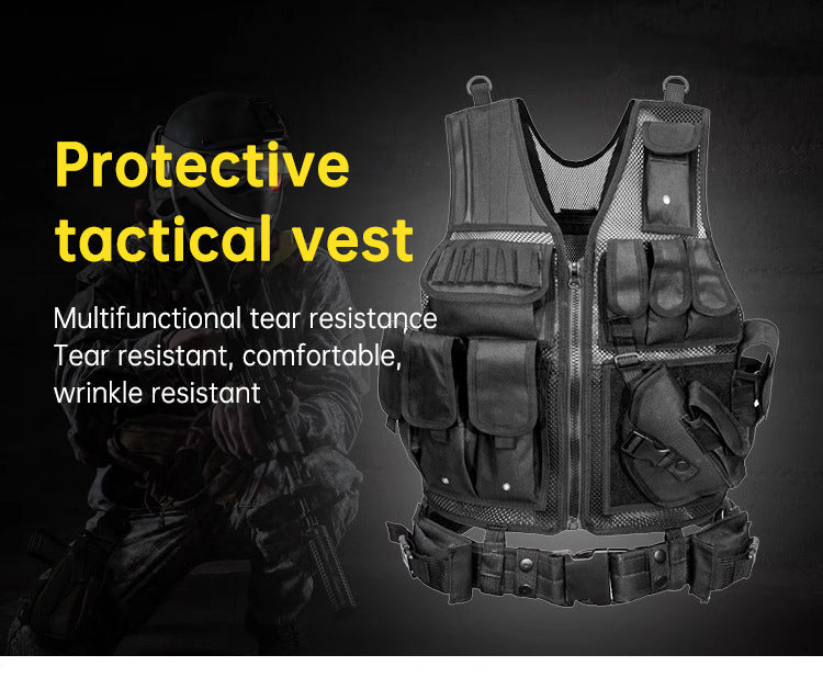 6000D Nylon Tactical Camouflage Hunting Gear Vest