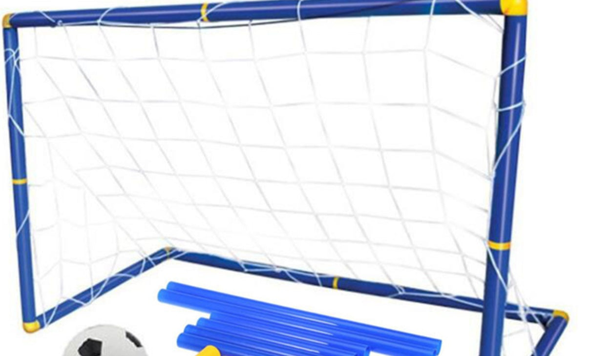 Foldable Mini Soccer Goal Post Net Training Set