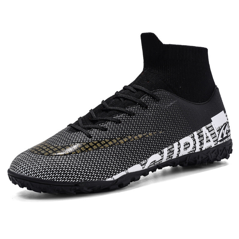 Unisex High-Top Football Training Stud Shoes