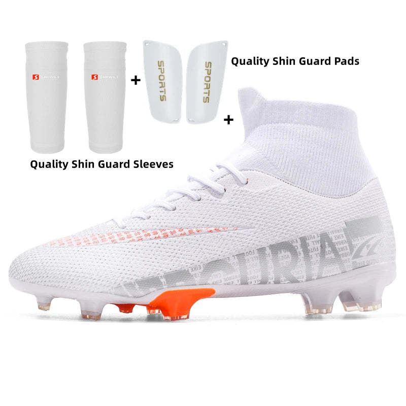 Unisex High-Top Football Training Stud Shoes