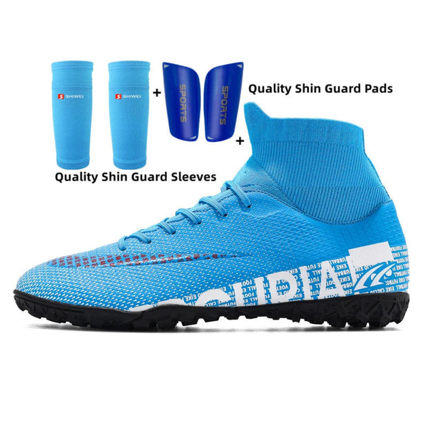 Unisex High-Top Football Training Stud Shoes