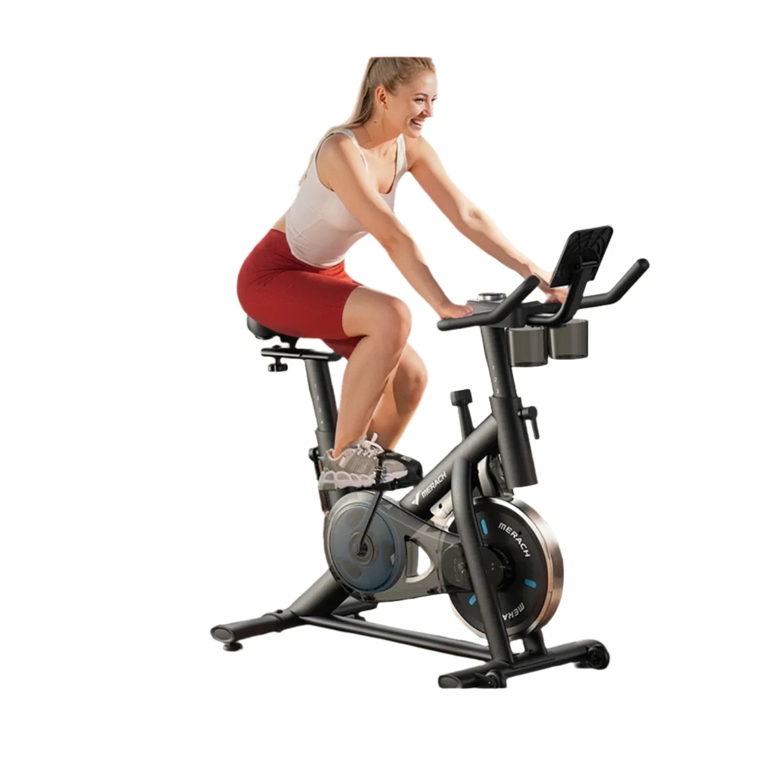 270lbs Capacity Silent Indoor Bike with Fitness Classes