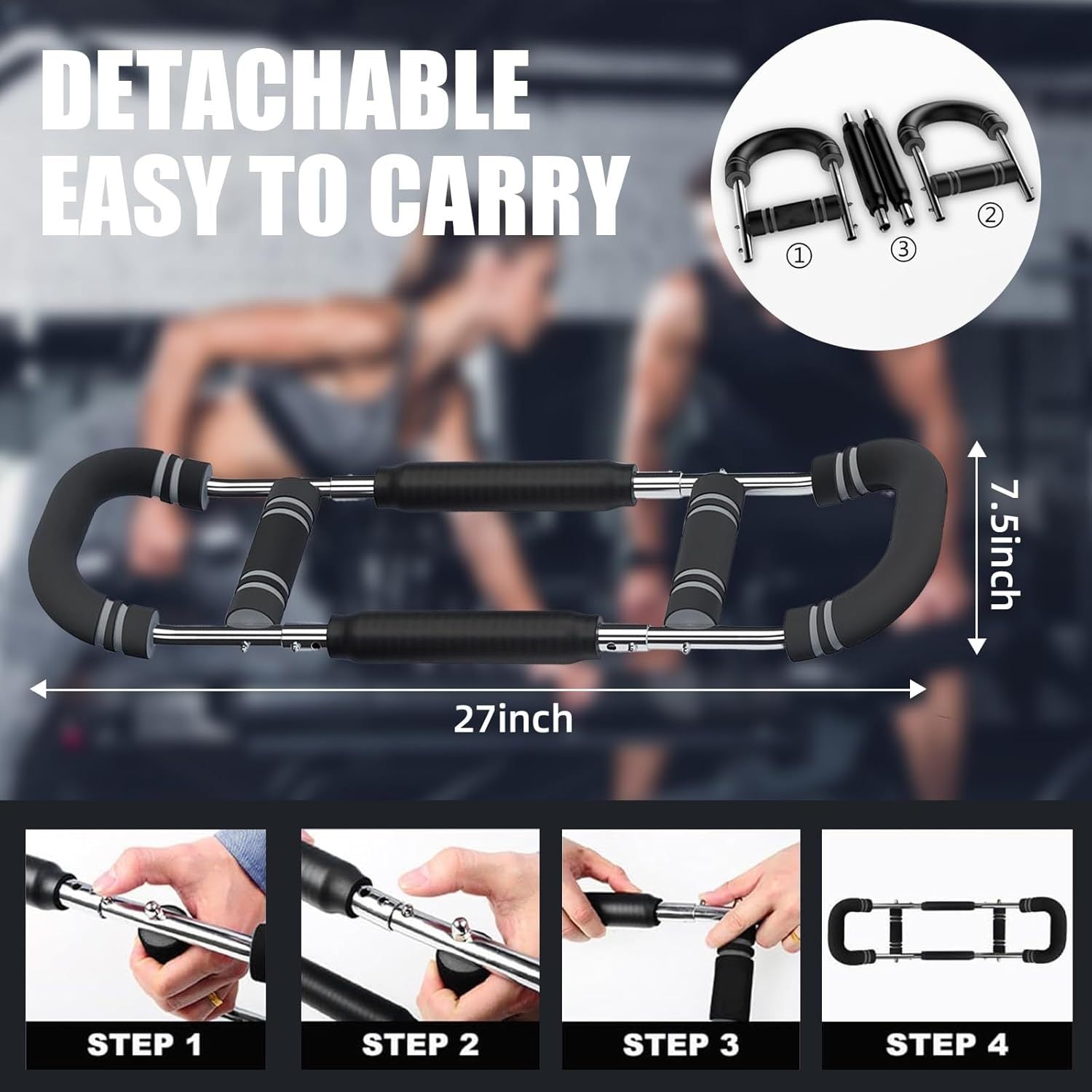 Adjustable U-Shaped Arm Strength Chest Training Device