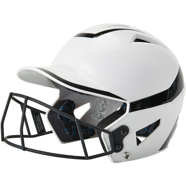 TWO-TONE SOFTBALL HELMET W/MASK