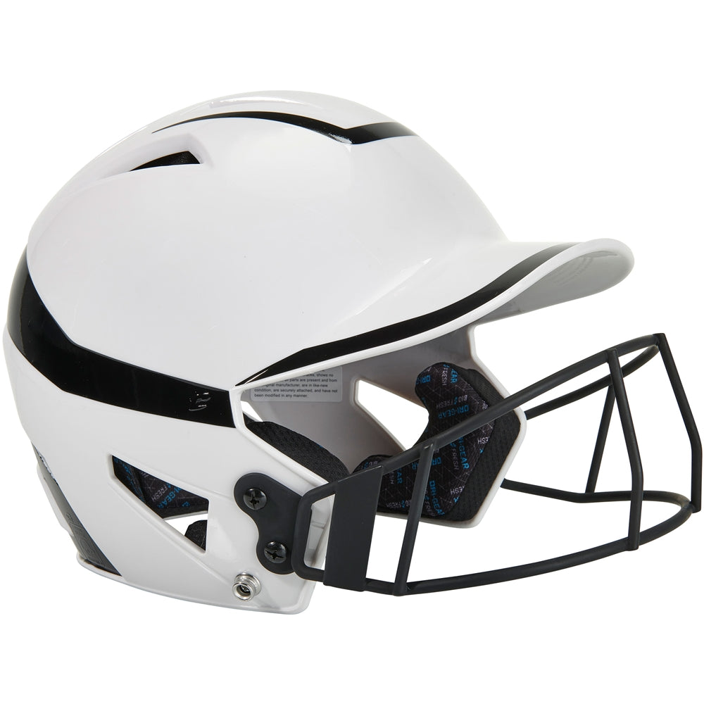 TWO-TONE SOFTBALL HELMET W/MASK