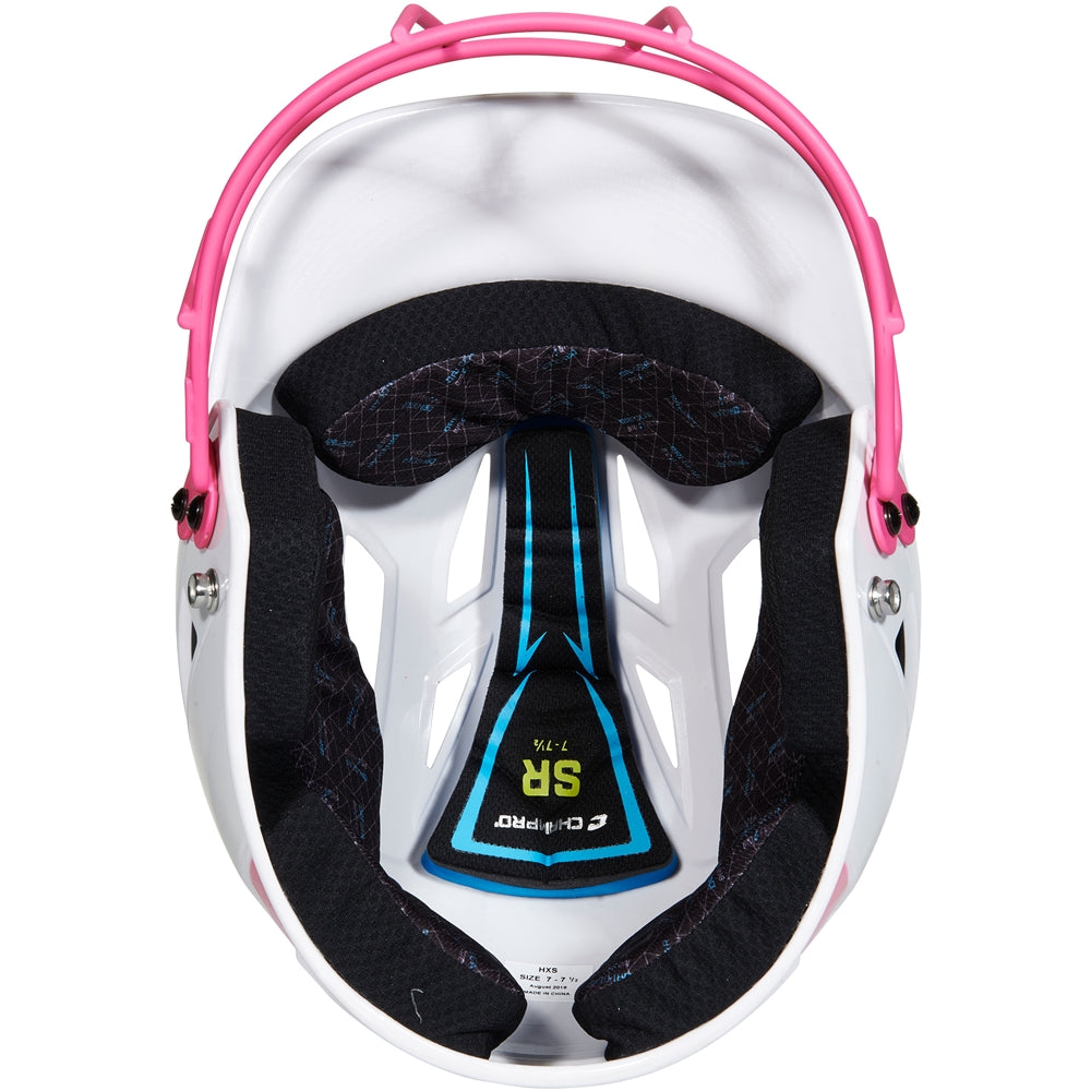 TWO-TONE SOFTBALL HELMET W/MASK