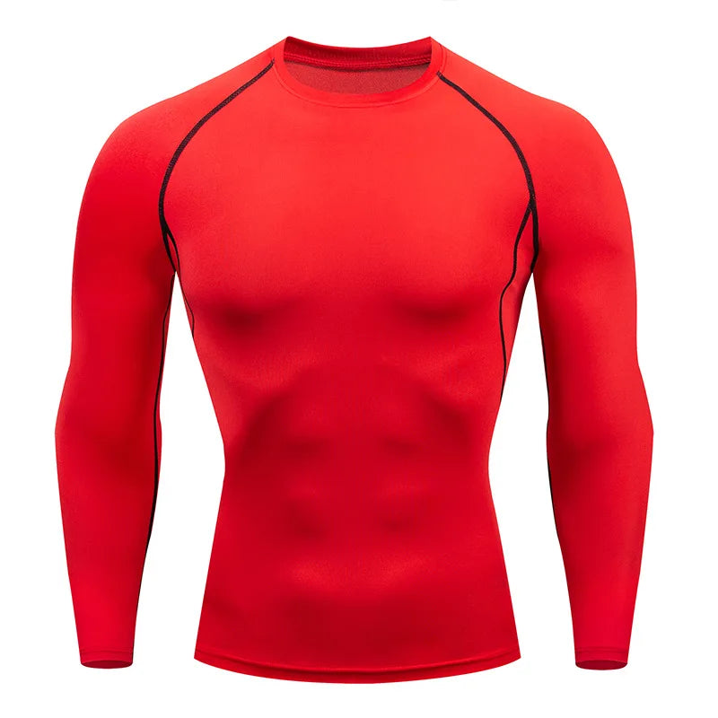 Men's Spring Autumn Long Sleeve Fitness Tee