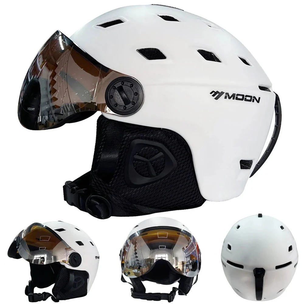 Integrated Protection Ski Helmet with EPS Liner