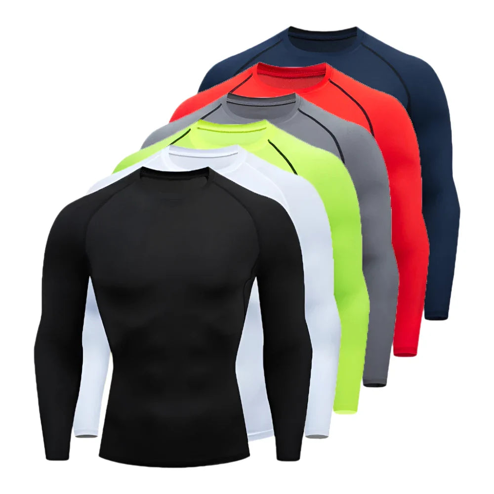 Men's Spring Autumn Long Sleeve Fitness Tee