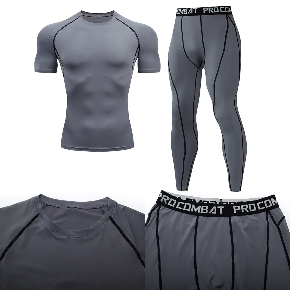 Men's Compression Fitness Gear for Gym