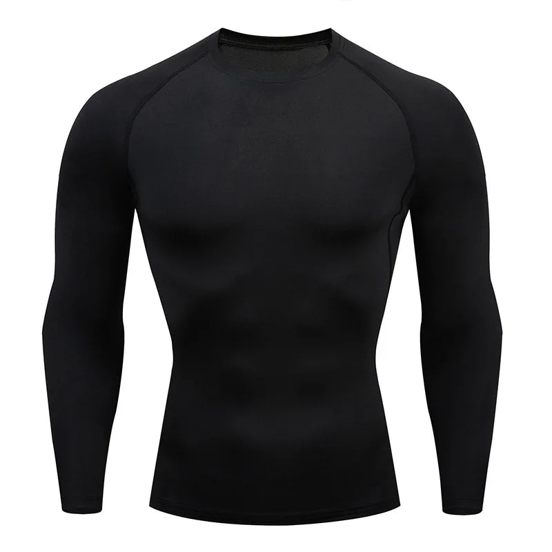 Men's Spring Autumn Long Sleeve Fitness Tee