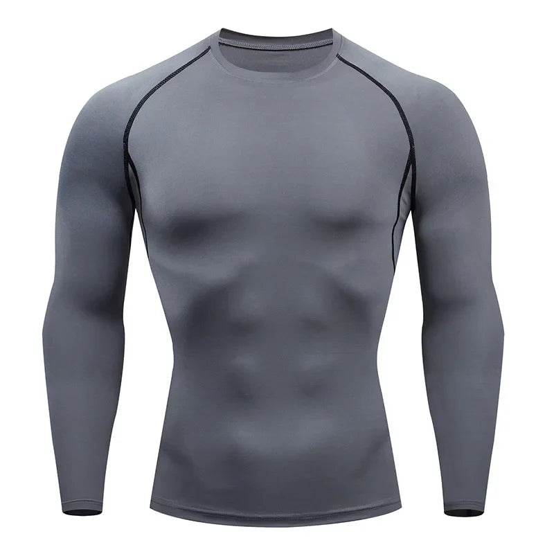 Men's Spring Autumn Long Sleeve Fitness Tee