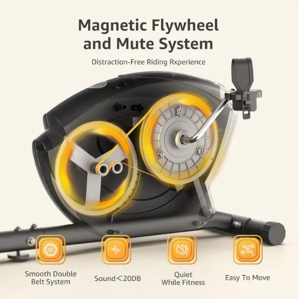 Recumbent Magnetic Exercise Bike For Seniors Home Workouts