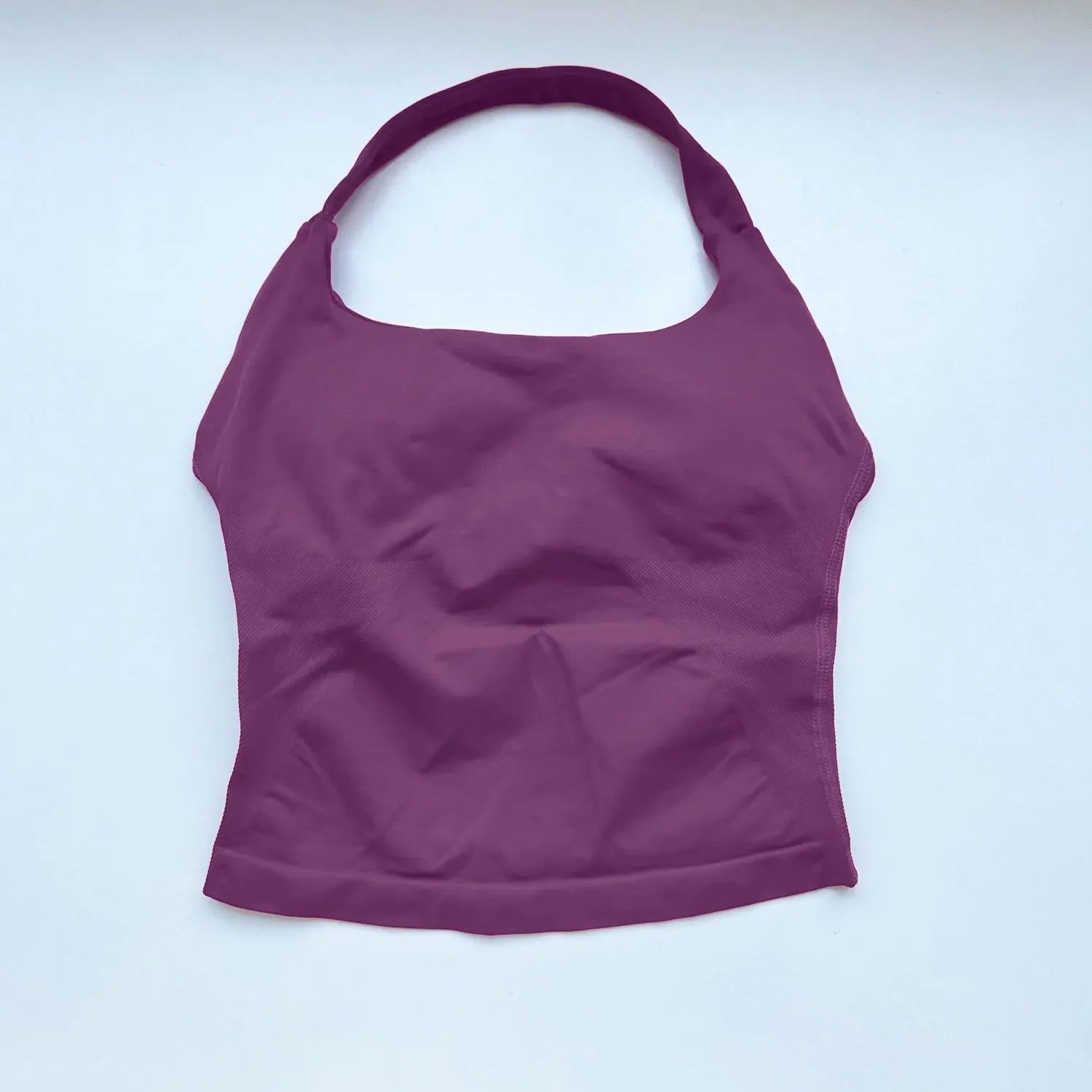 Women's Padded Halter Longline Fitness Yoga Tank Top