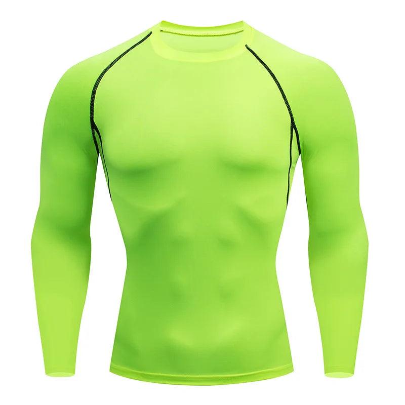 Men's Spring Autumn Long Sleeve Fitness Tee