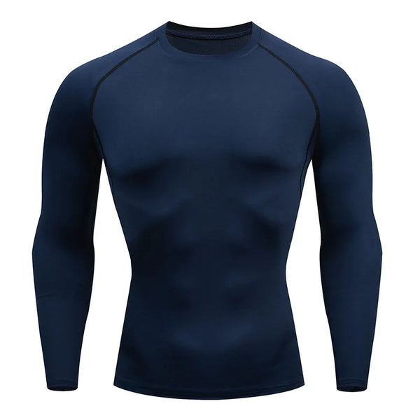 Men's Spring Autumn Long Sleeve Fitness Tee