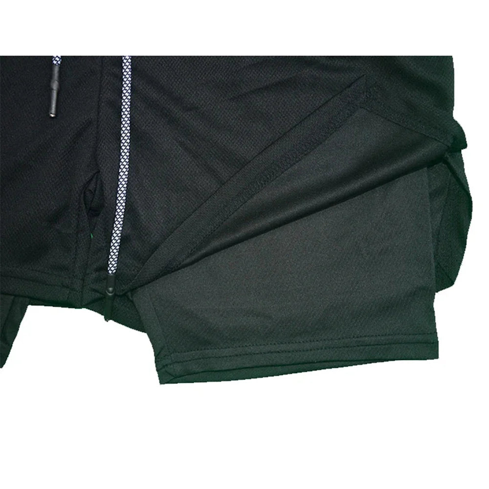 Men's 2-in-1 Compression Workout Running Shorts