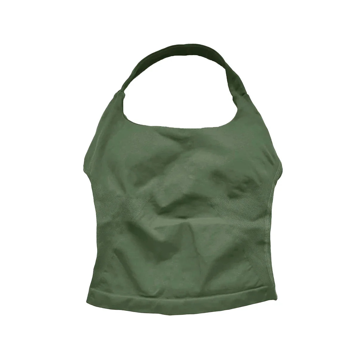 Women's Padded Halter Longline Fitness Yoga Tank Top