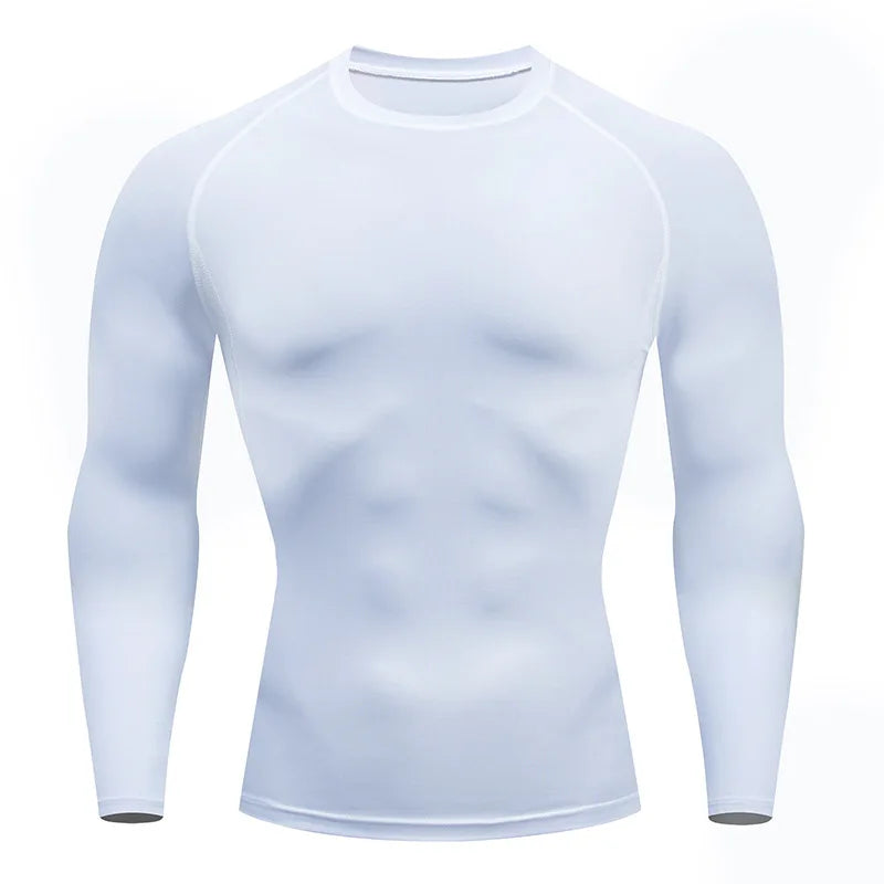 Men's Spring Autumn Long Sleeve Fitness Tee