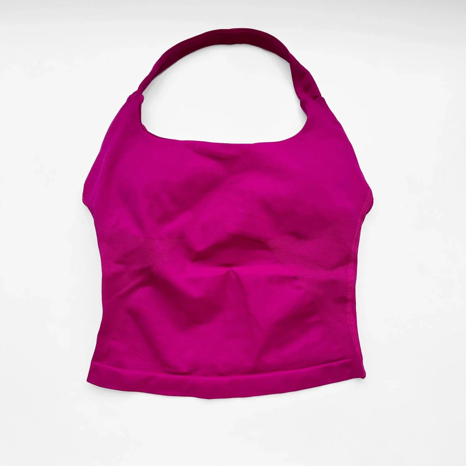 Women's Padded Halter Longline Fitness Yoga Tank Top