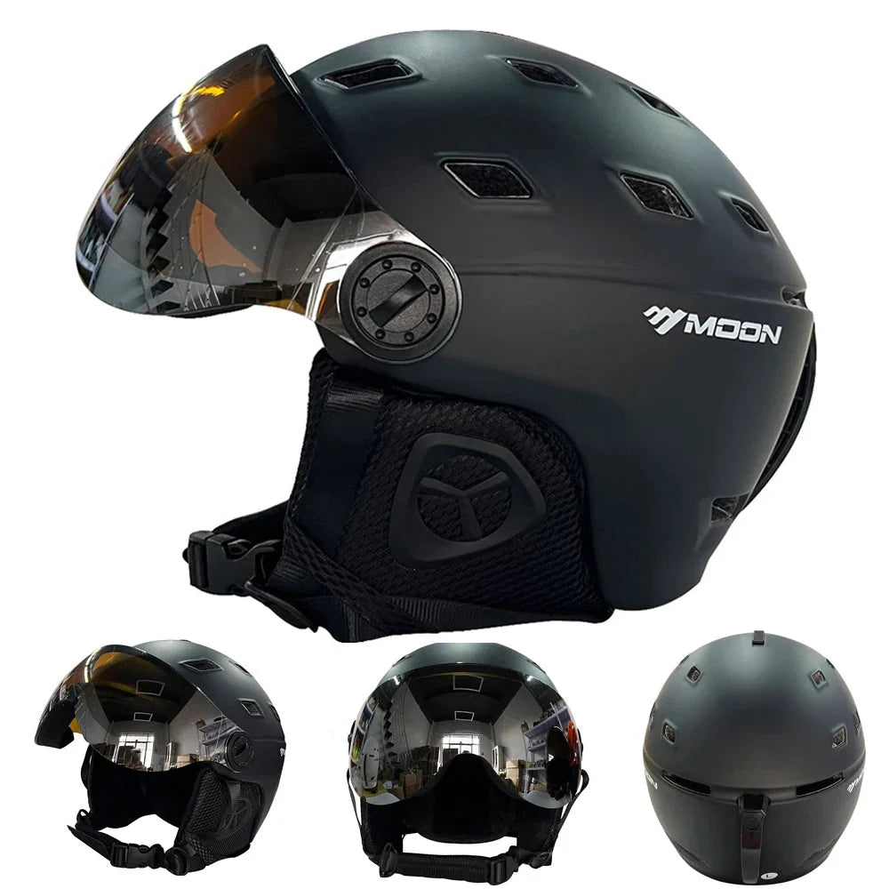 Integrated Protection Ski Helmet with EPS Liner
