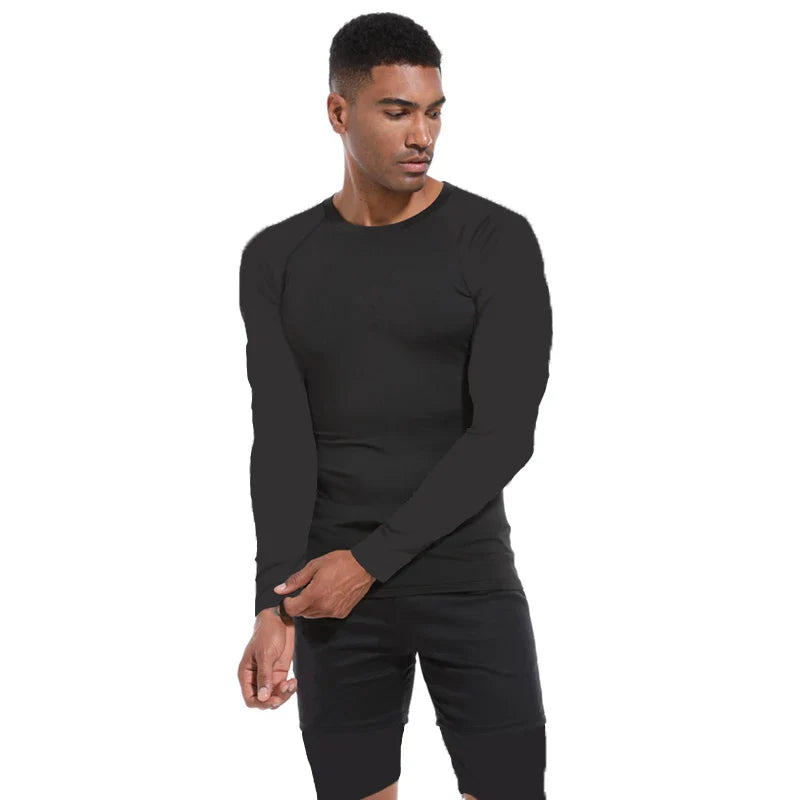 Men's Spring Autumn Long Sleeve Fitness Tee
