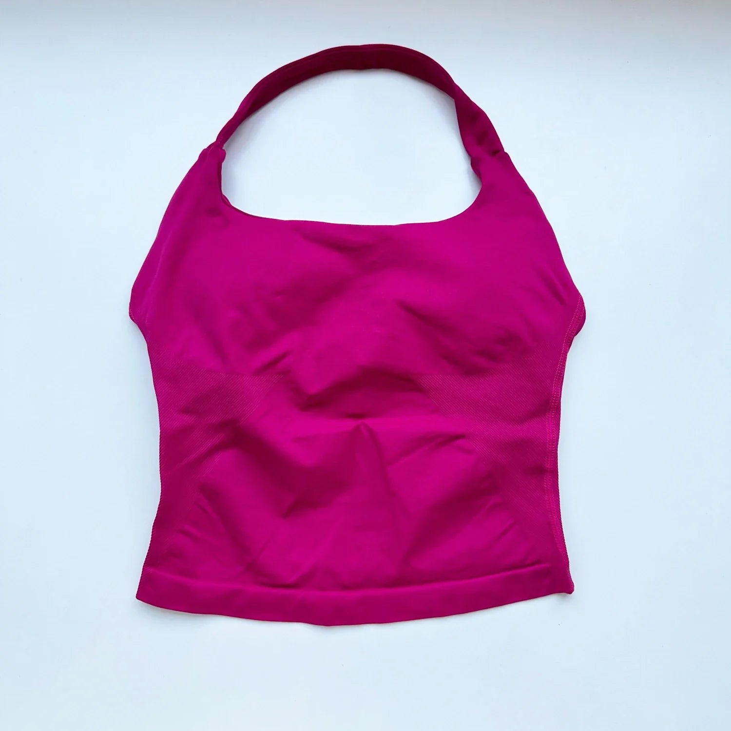 Women's Padded Halter Longline Fitness Yoga Tank Top