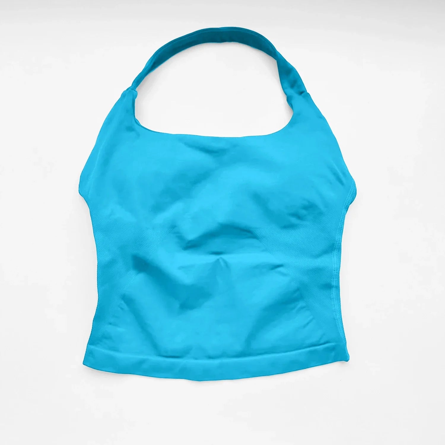 Women's Padded Halter Longline Fitness Yoga Tank Top