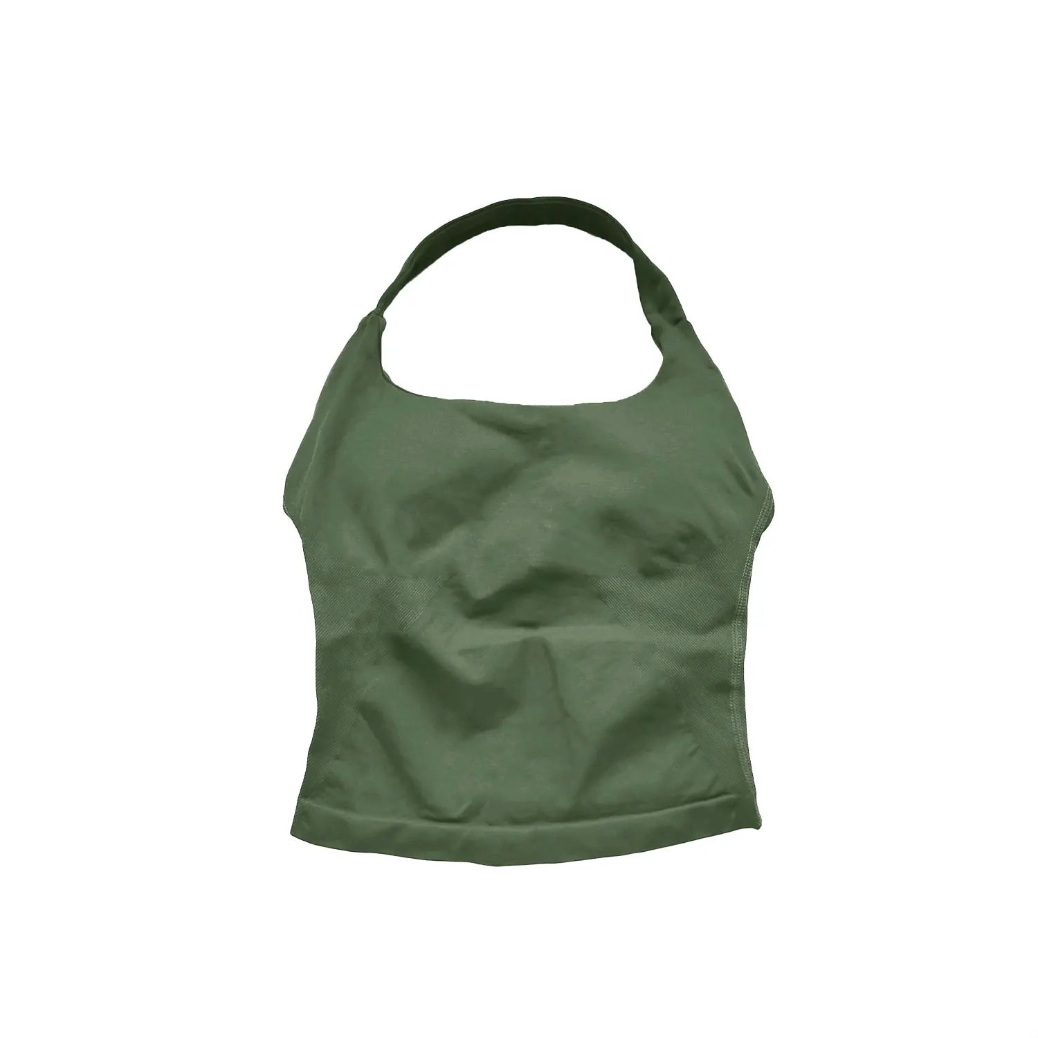 Women's Padded Halter Longline Fitness Yoga Tank Top
