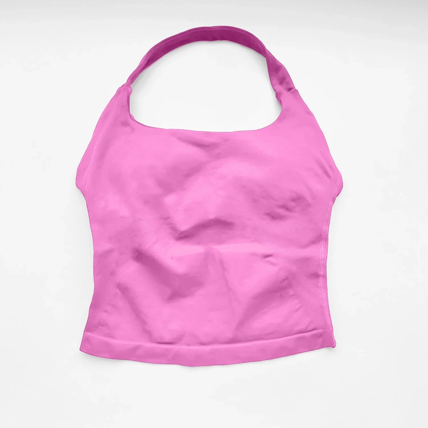 Women's Padded Halter Longline Fitness Yoga Tank Top