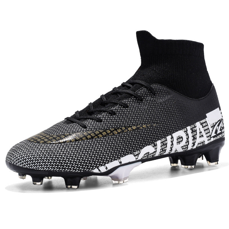 Unisex High-Top Football Training Stud Shoes