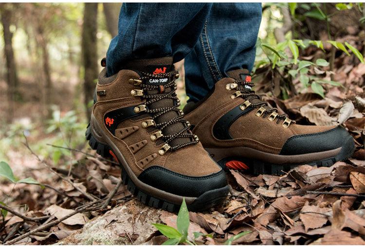 Men's Waterproof Lightweight Wear-Resistant Hiking Mountain Boots