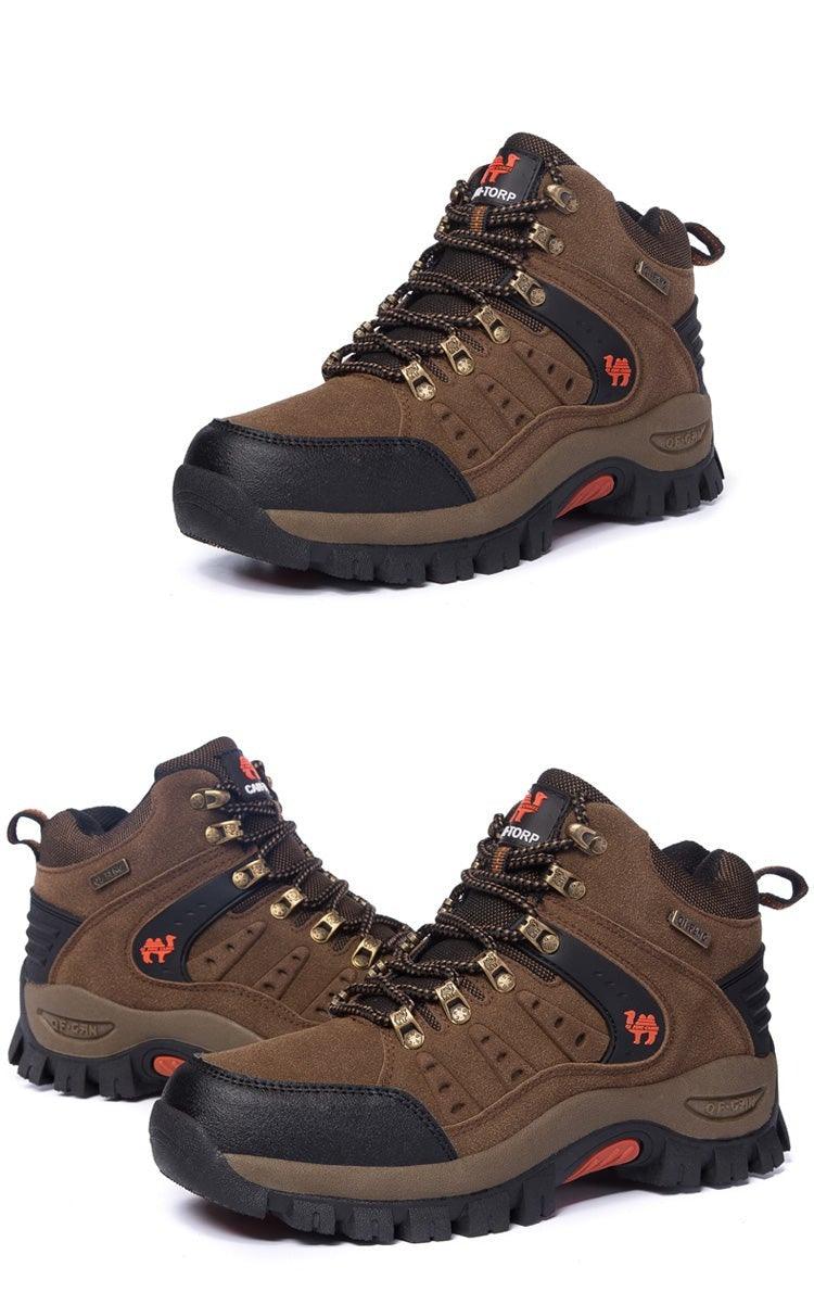 Men's Waterproof Lightweight Wear-Resistant Hiking Mountain Boots