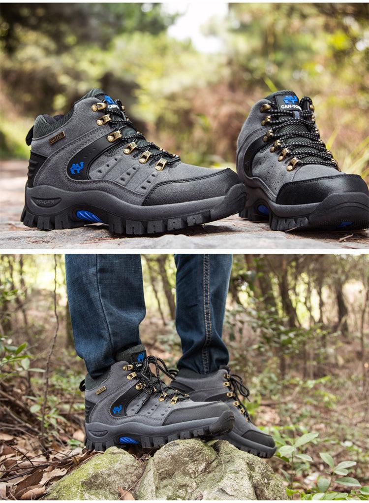 Men's Waterproof Lightweight Wear-Resistant Hiking Mountain Boots