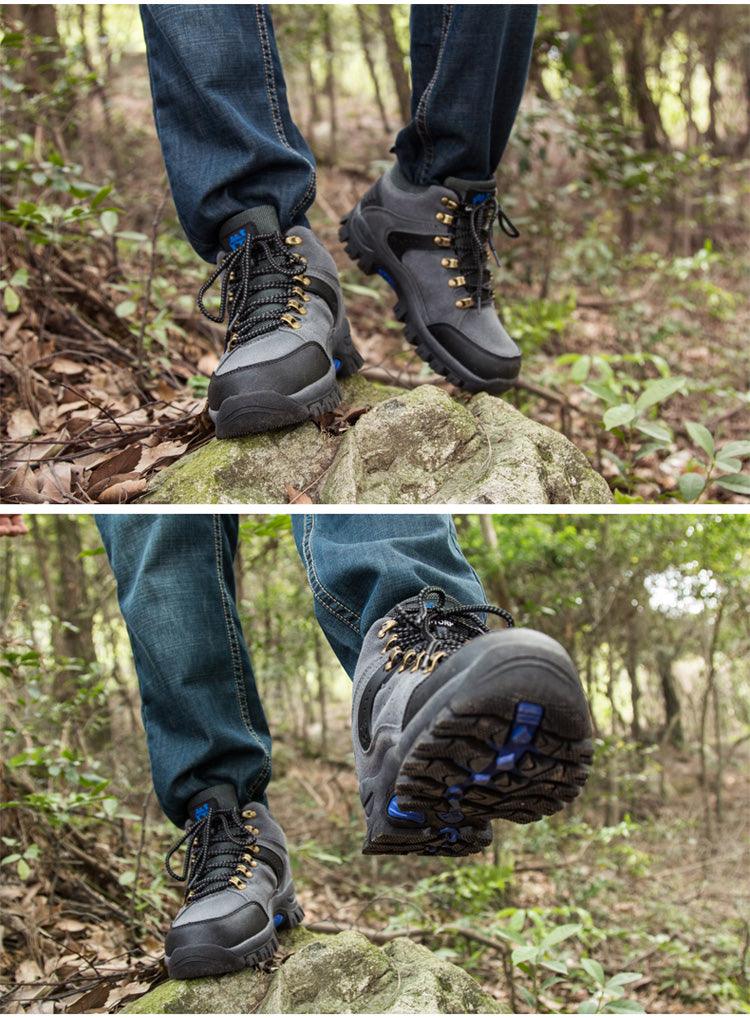 Men's Waterproof Lightweight Wear-Resistant Hiking Mountain Boots