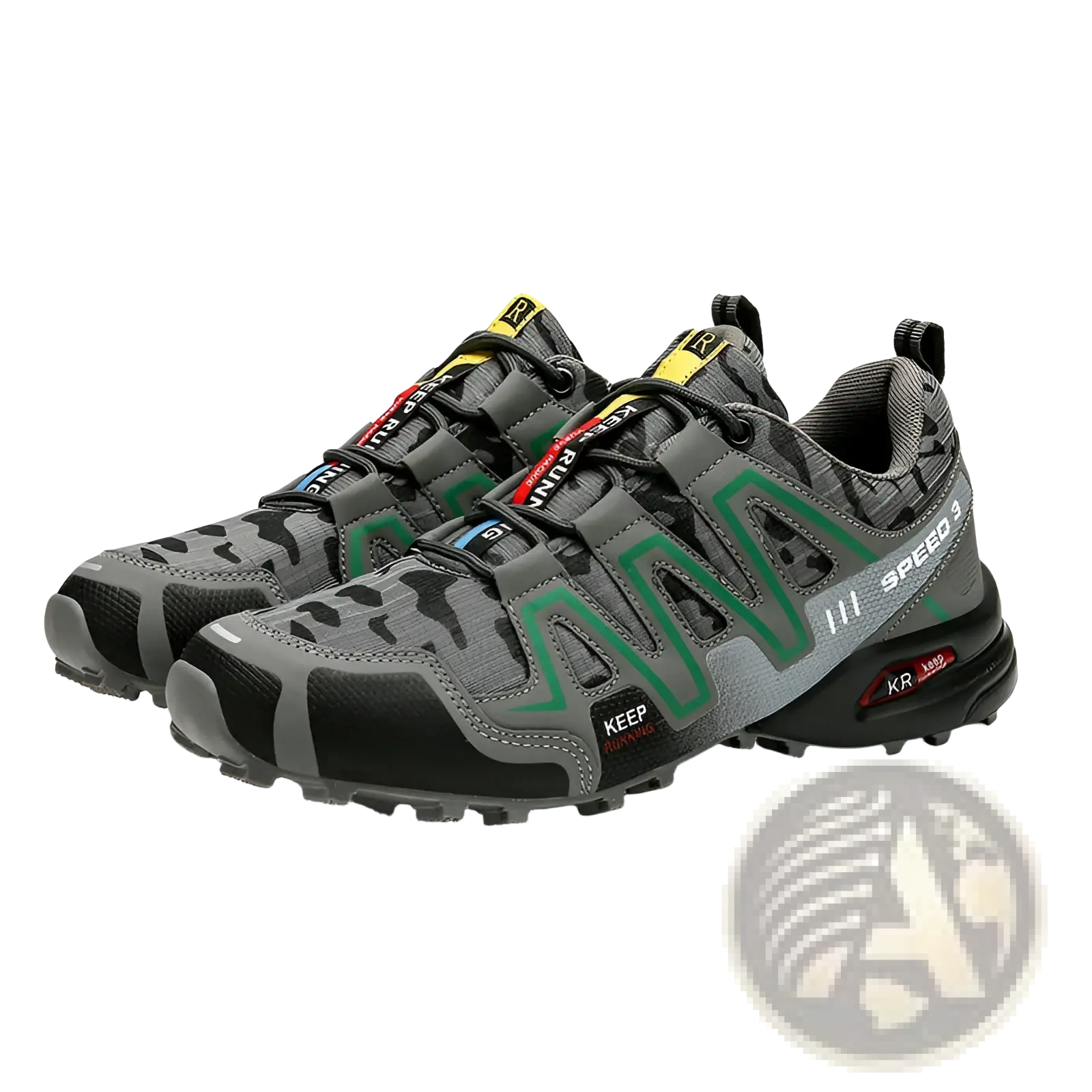 Men's Camouflage Waterproof Trail Running Hiking Shoes