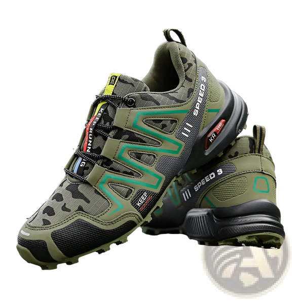 Men's Camouflage Waterproof Trail Running Hiking Shoes