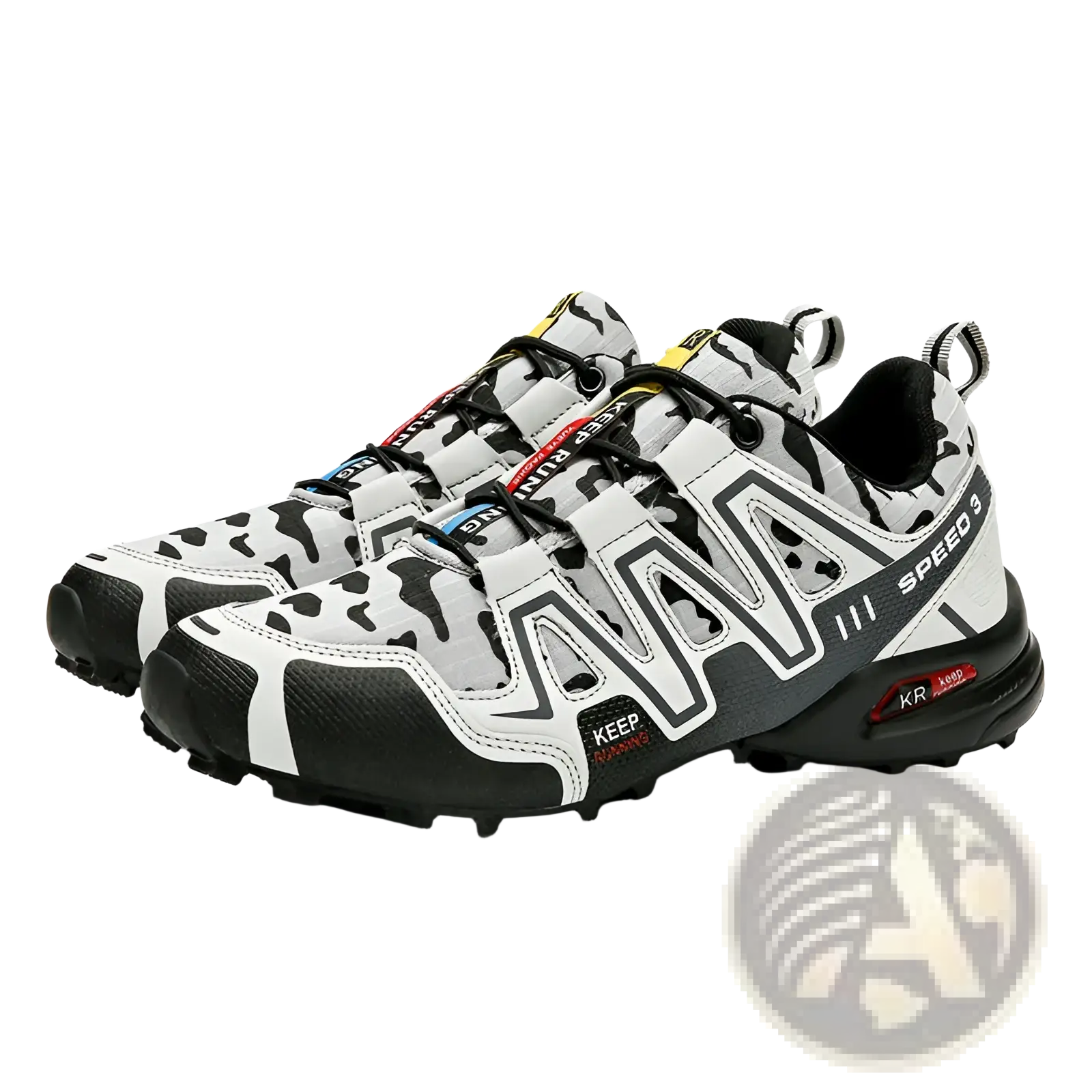 Men's Camouflage Waterproof Trail Running Hiking Shoes