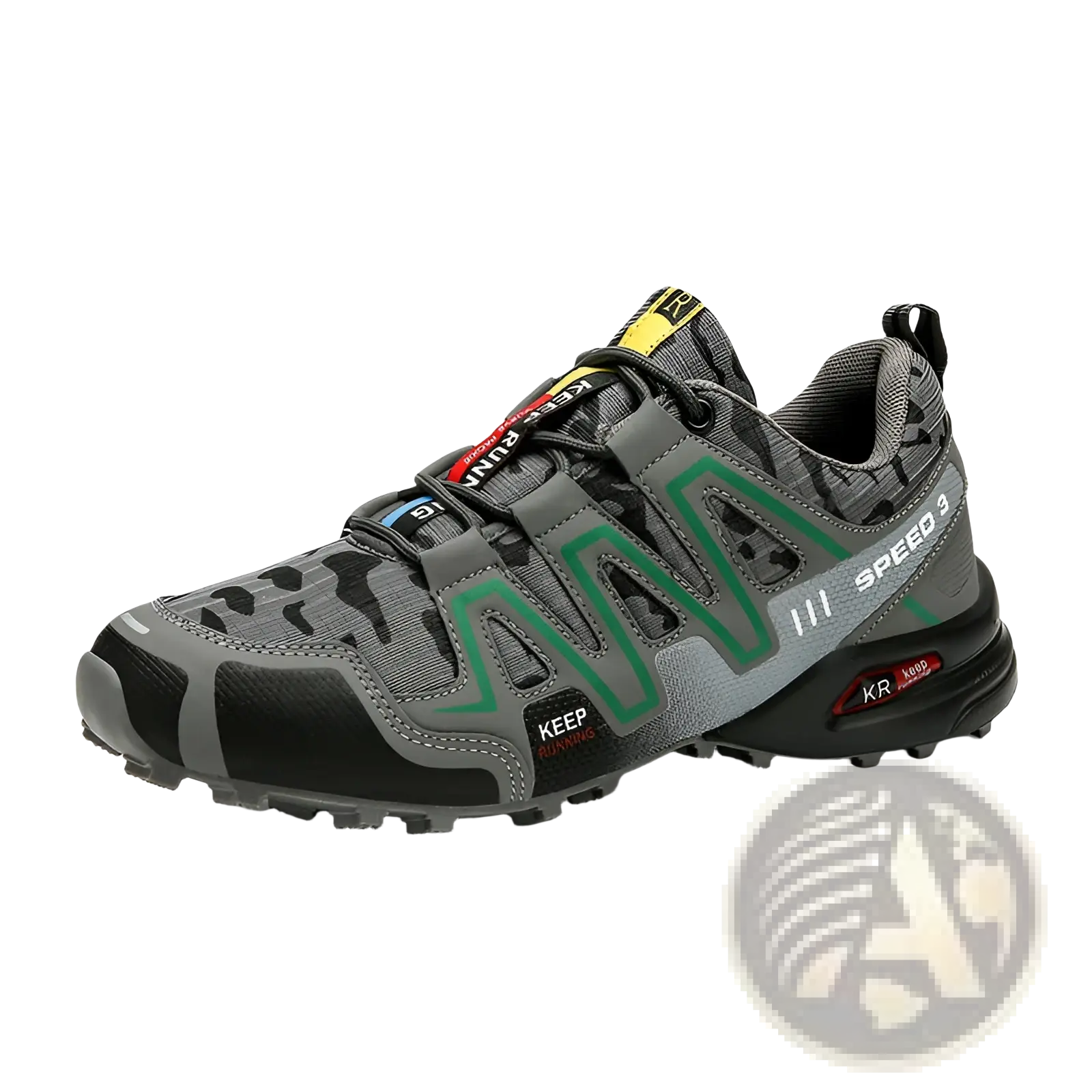 Men's Camouflage Waterproof Trail Running Hiking Shoes
