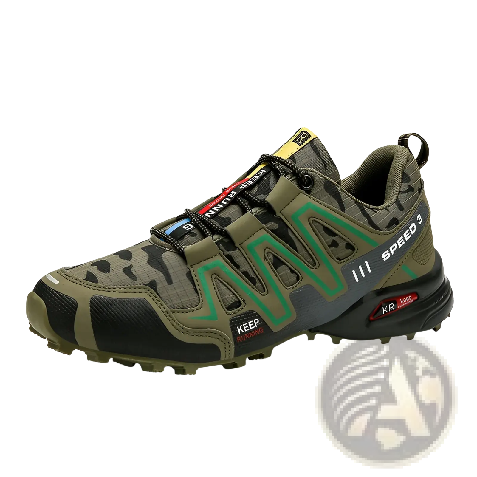 Men's Camouflage Waterproof Trail Running Hiking Shoes