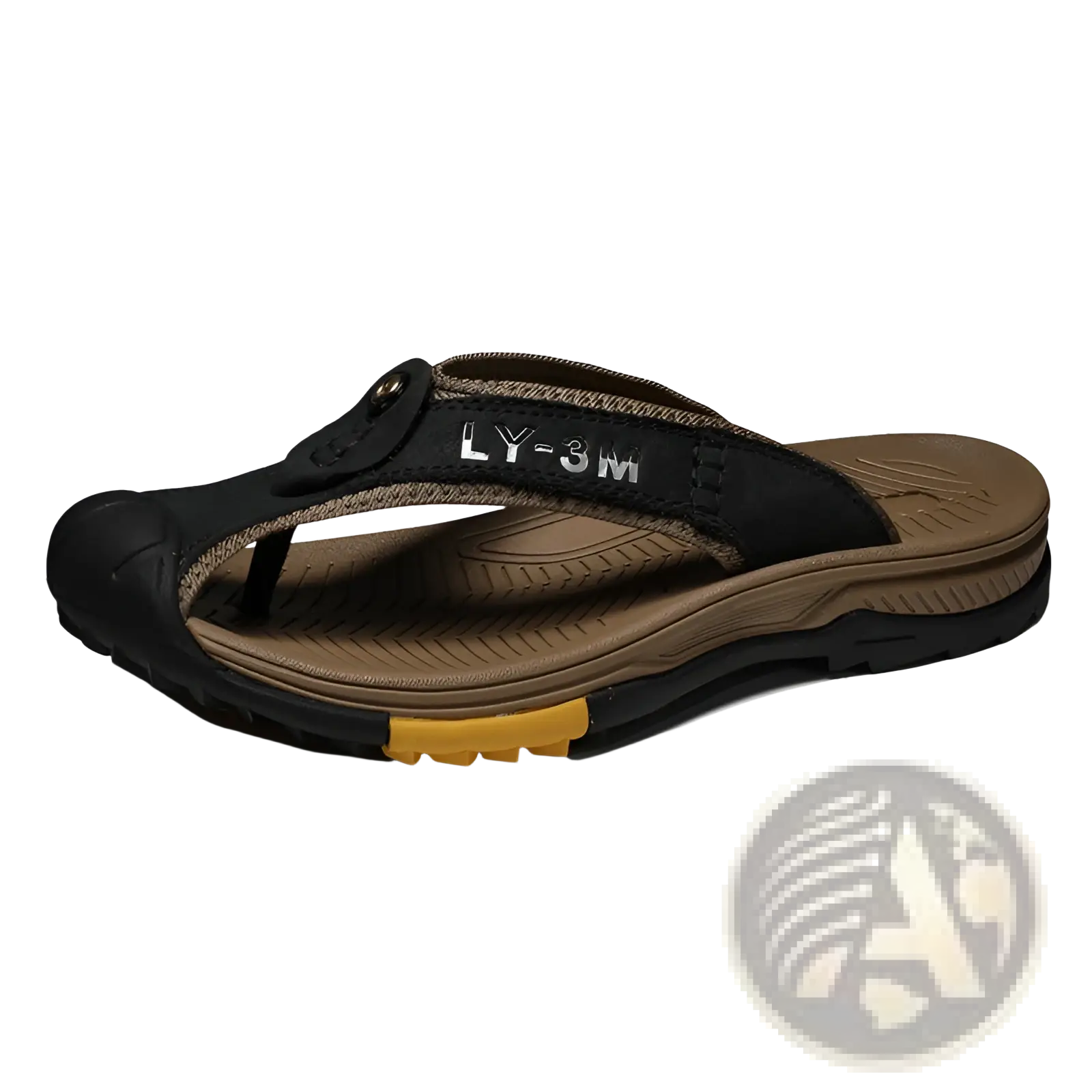 Men's Leather Beach Sandals Outdoor Sport Flip Flops