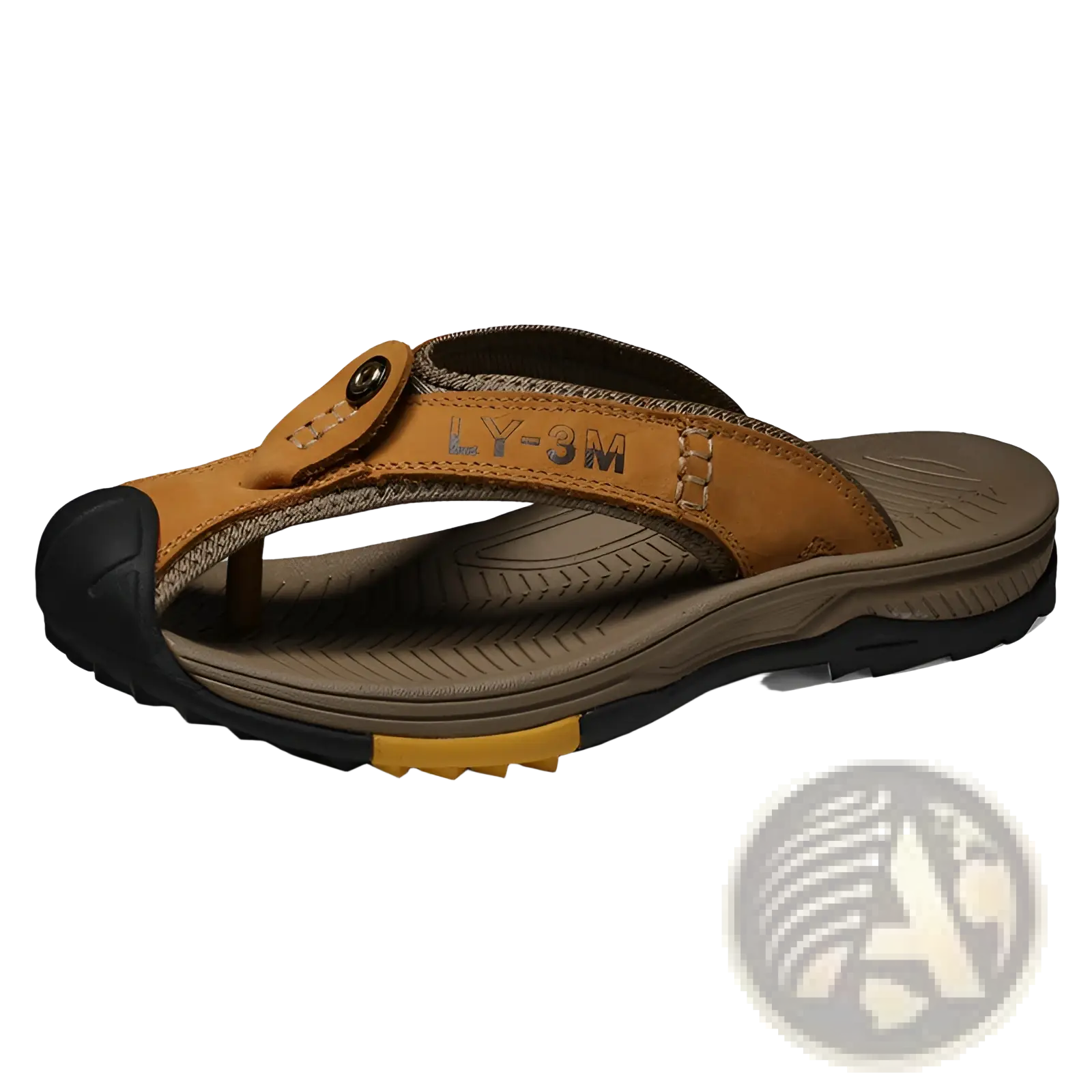 Men's Leather Beach Sandals Outdoor Sport Flip Flops