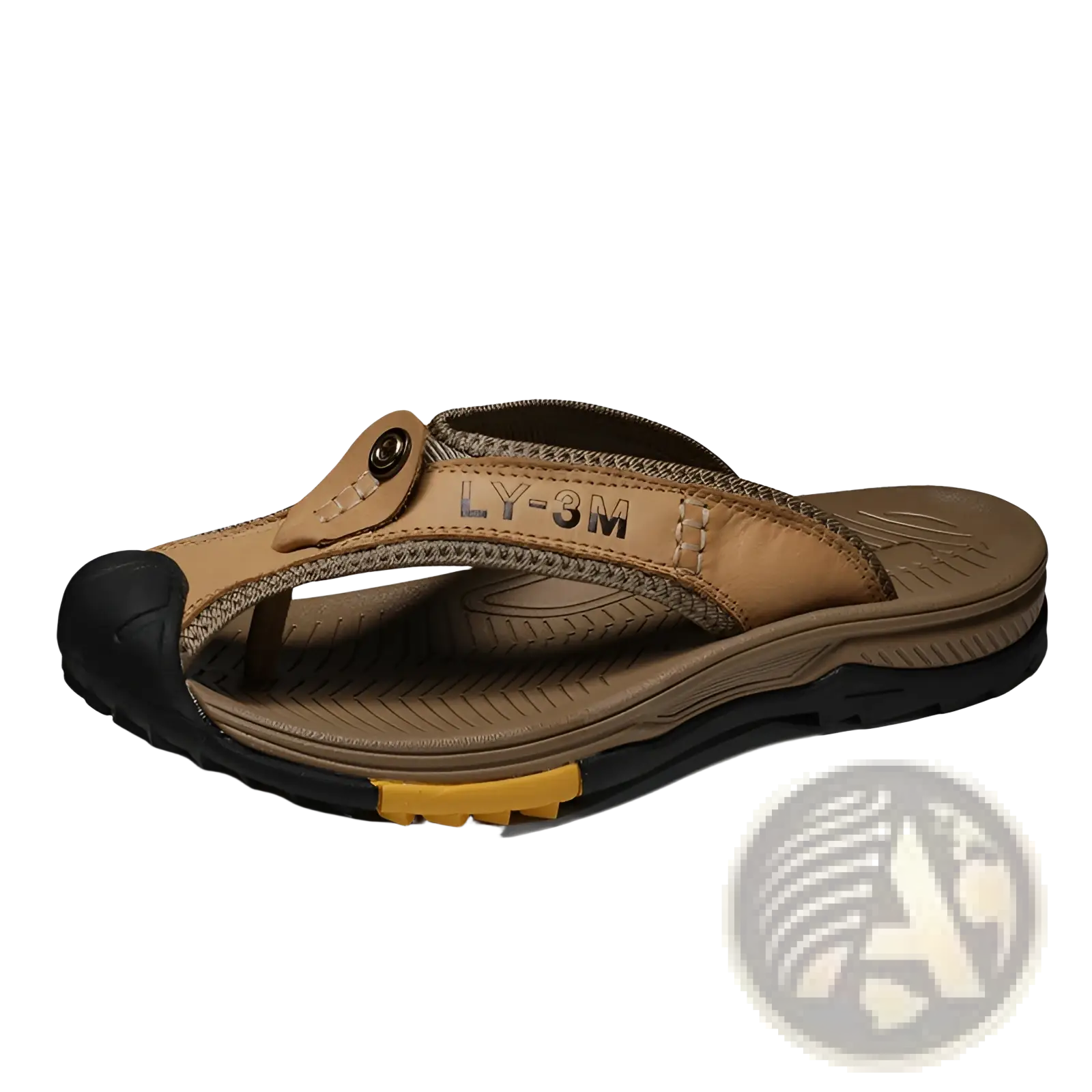 Men's Leather Beach Sandals Outdoor Sport Flip Flops